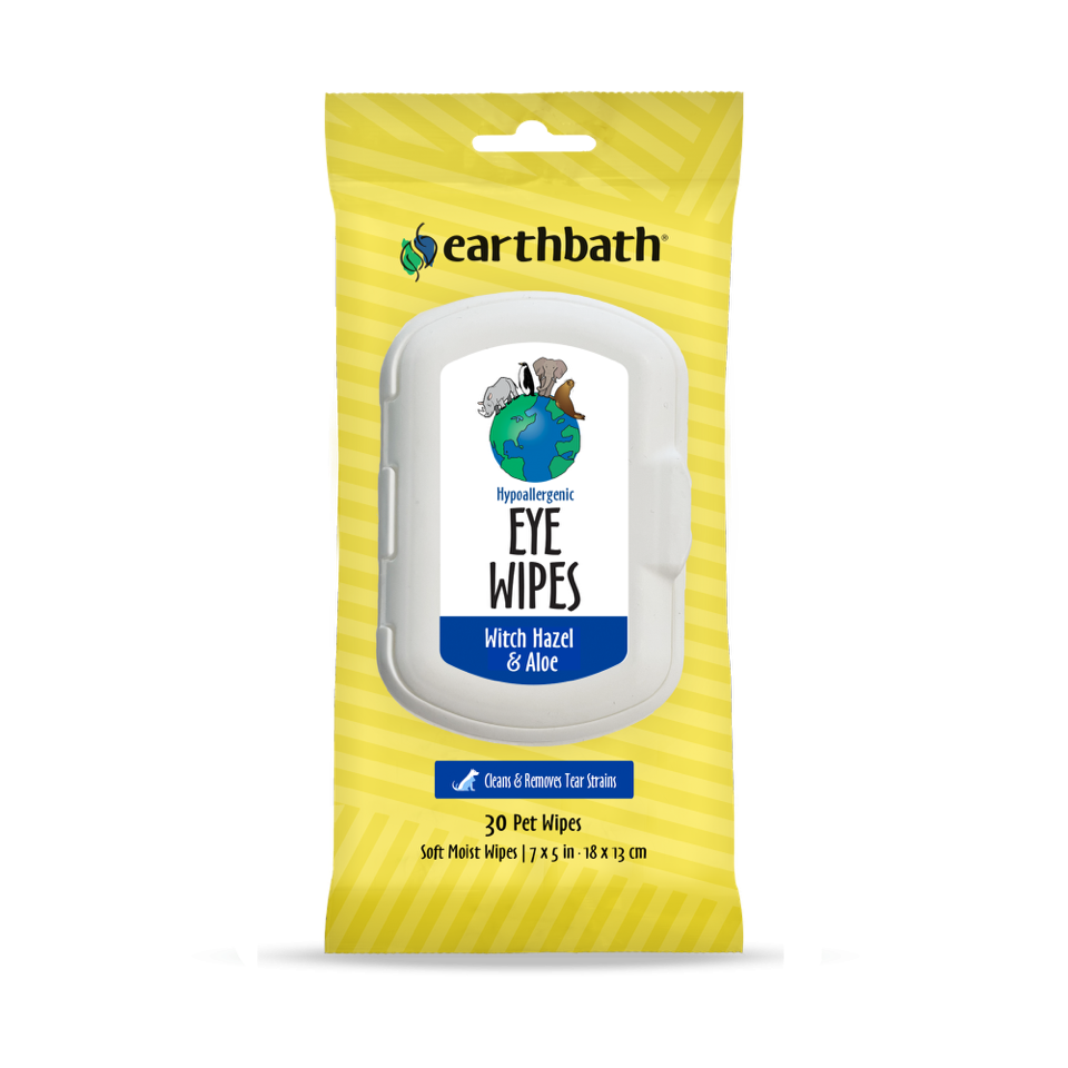 Earthbath Hypoallergenic Tear & Stain Eye Wipes - 30 count
