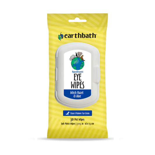 Earthbath Hypoallergenic Tear & Stain Eye Wipes - 30 count