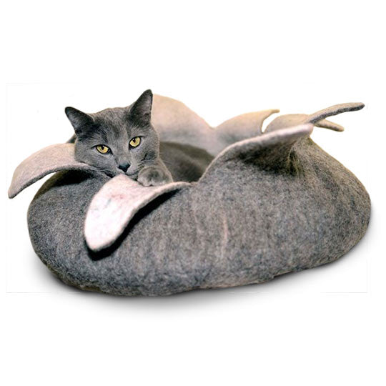 Natural Petal Basket Pet Bed 14" - Natural