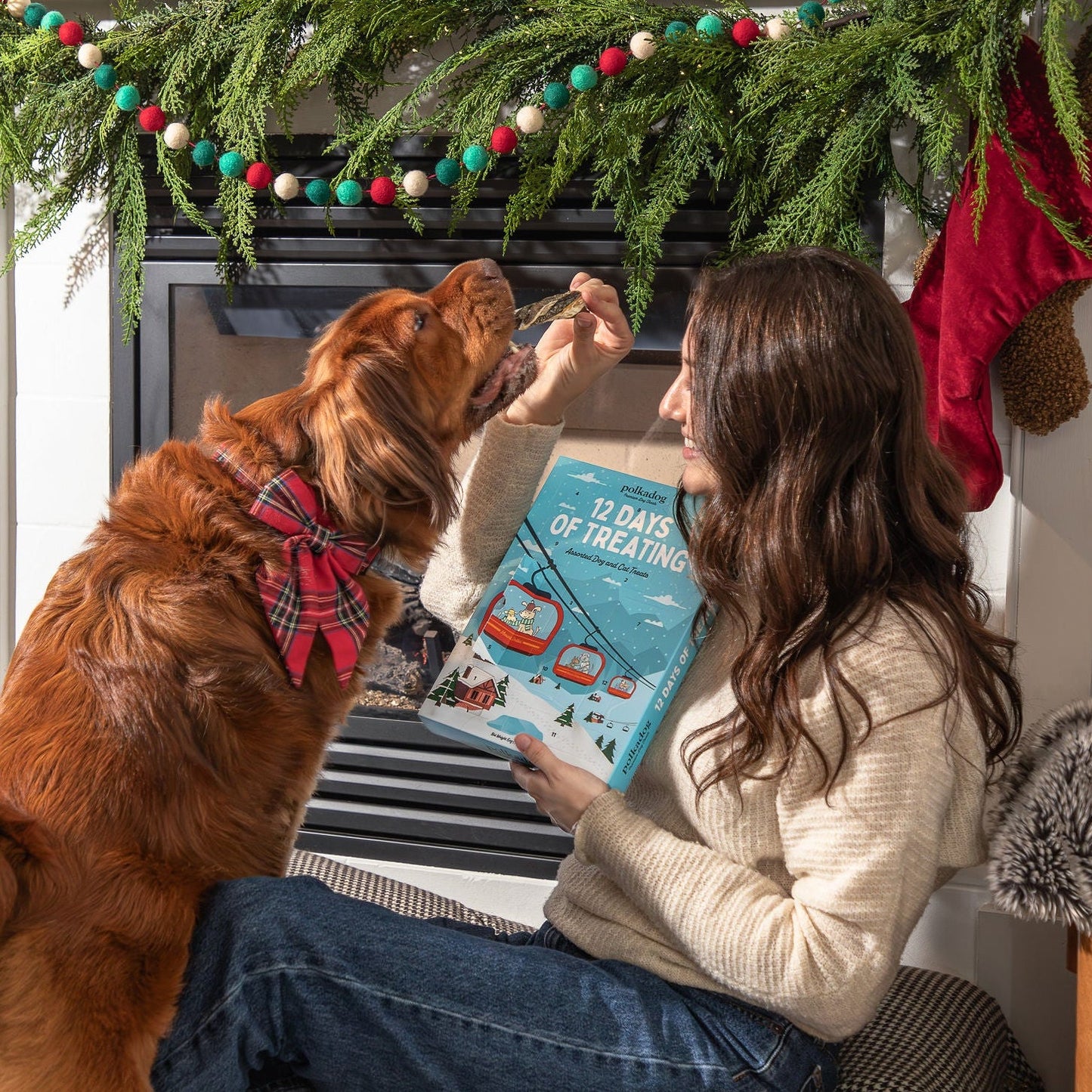 Polkadog 12 Days of Treating Holiday Calendar for Dogs & Cats