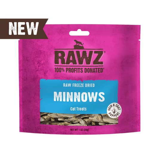 Raw Freeze Dried Minnows Cat Treats