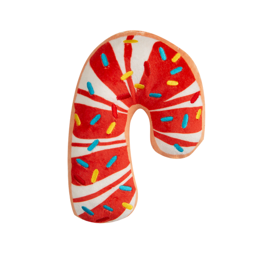 Candy Cane with Sprinkles Dog Toy