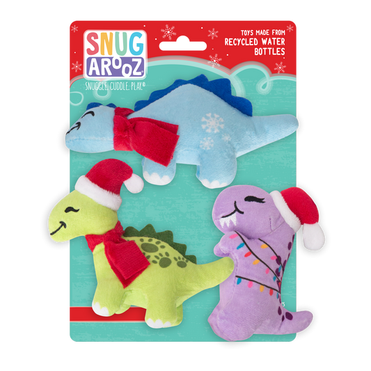 Christmas Dinos 3 Pack