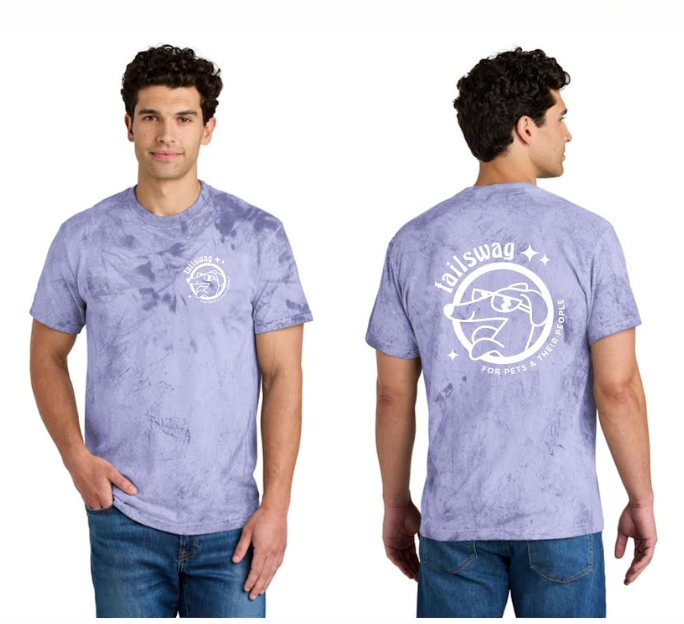 Tailswag T-Shirt - Comfort Colors Heavyweight Color Blast - Amethyst
