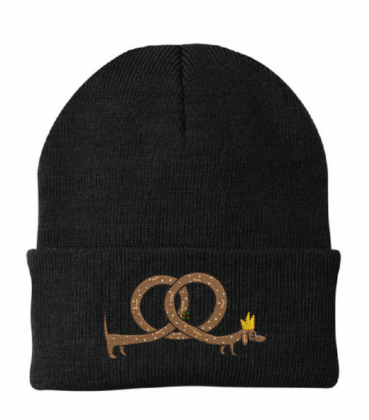 Dachtoberfest Pretzel Dog Beanie