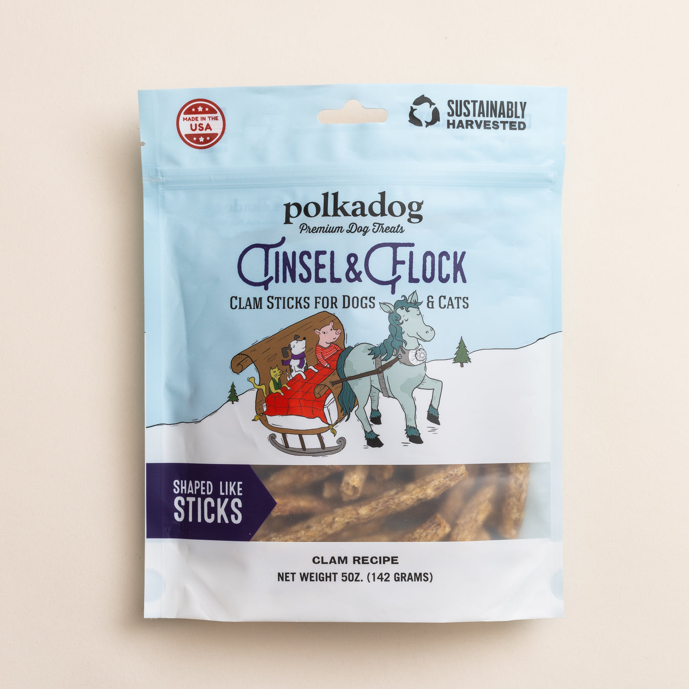 Polkadog Tinsel & Flock - Holiday Treats for Dogs & Cats