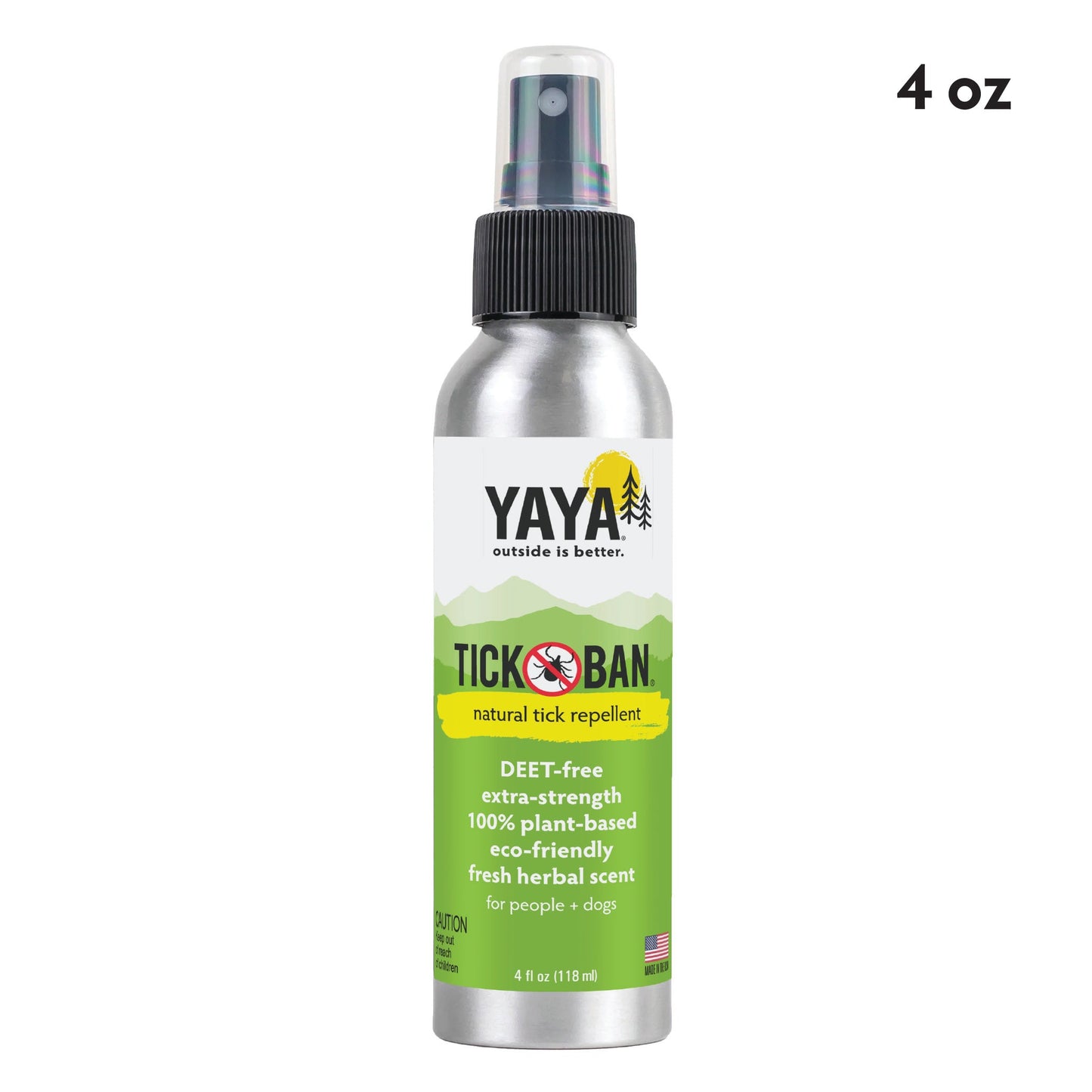 Tick Ban - Natural Tick Repellent for Humans and Dogs 4 oz
