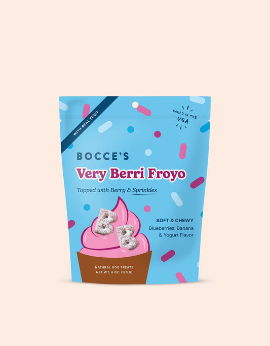 Bocce's Very Berri Froyo Soft & Chewy Dog Treats - 6 oz