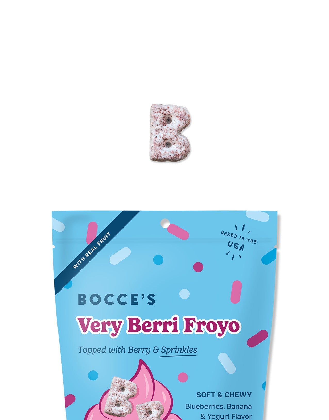 Bocce's Very Berri Froyo Soft & Chewy Dog Treats - 6 oz