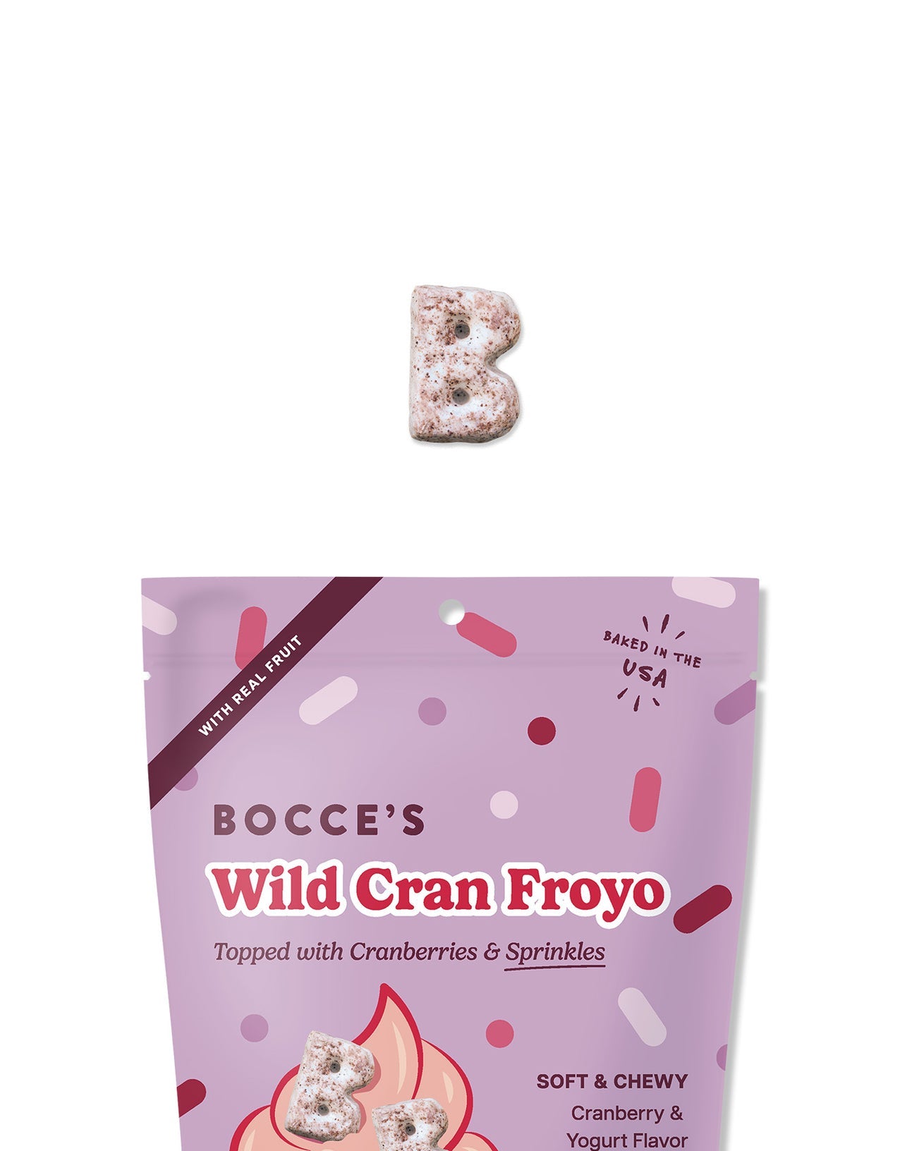 Bocce's Wild Cran Froyo Soft & Chewy Dog Treats - 6 oz
