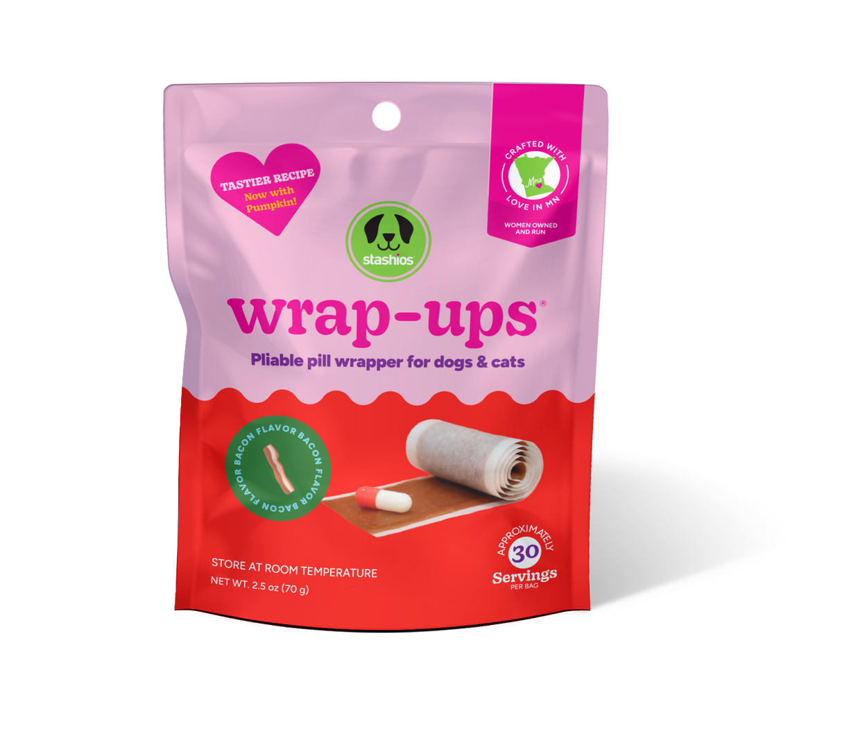 Wrap-Ups® Pill Wrapper - Bacon