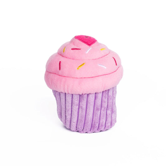 Pink Cupcake Plushie Squeaky Toy