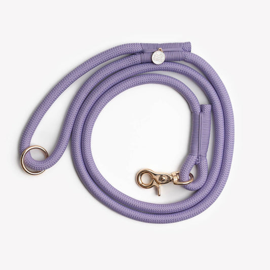Braided Rope Leash - Lavender