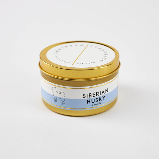 Siberian Husky Dog Breed Soy Candle