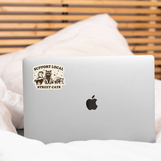 Support Local Street Cats Sticker