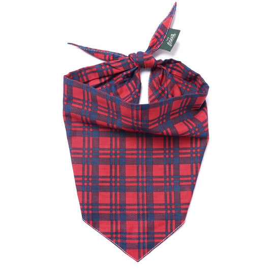Cabin Plaid Dog Bandana