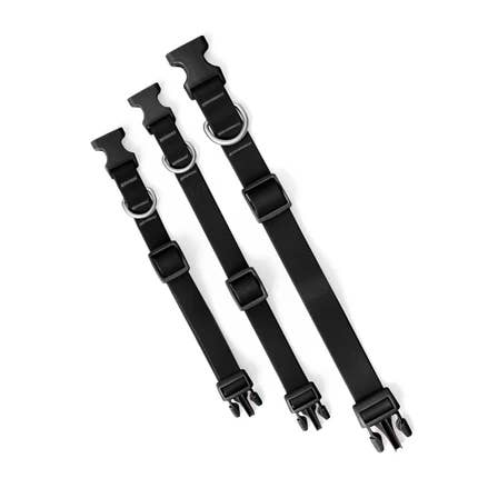 Springer Waterproof & Adjustable Dog Collar -  Black