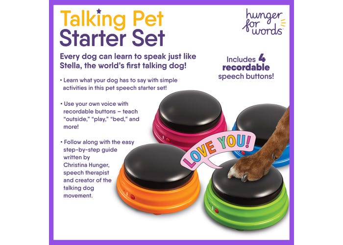 Hunger for Words: Talking Pet Starter Set