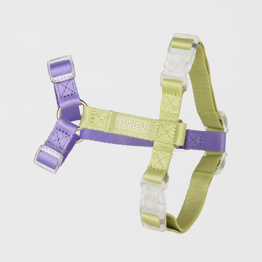 Lavender + Lime Dog Harness