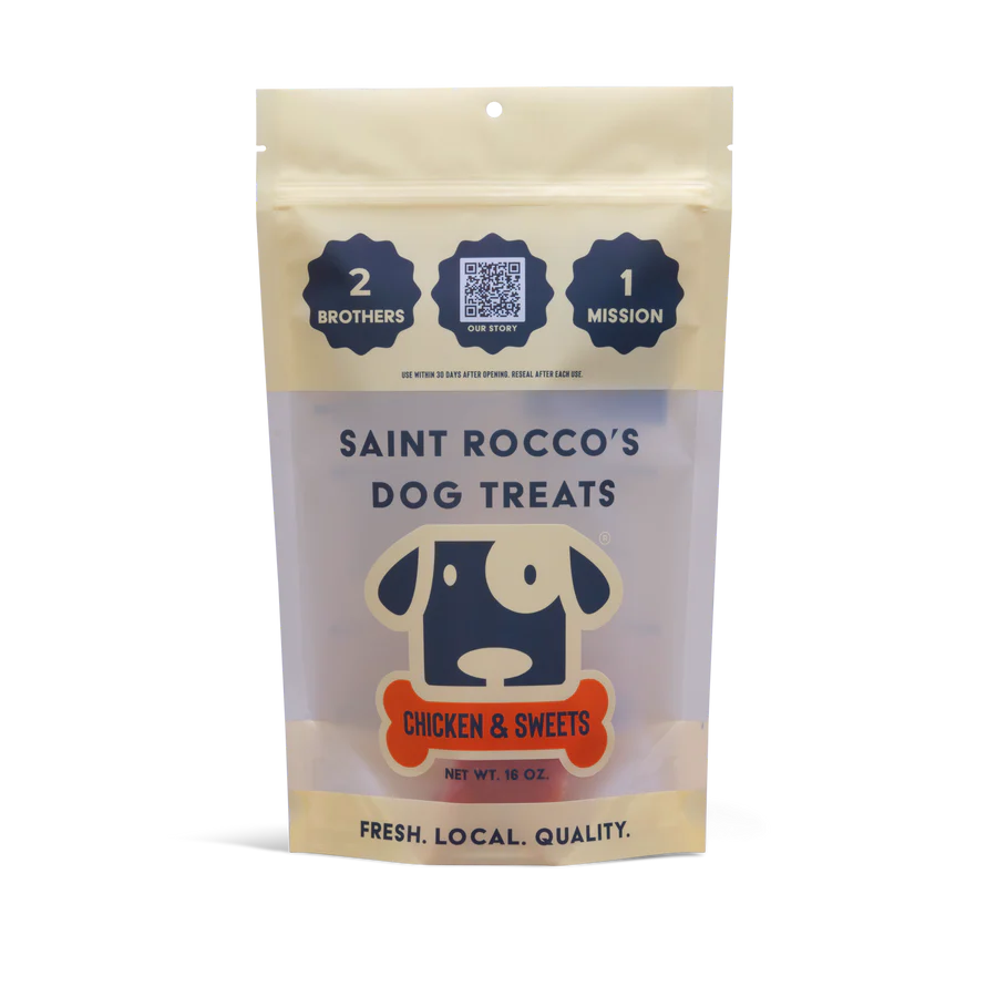 Saint Rocco's Dog Treats - Chicken and Sweet Potato 8 oz