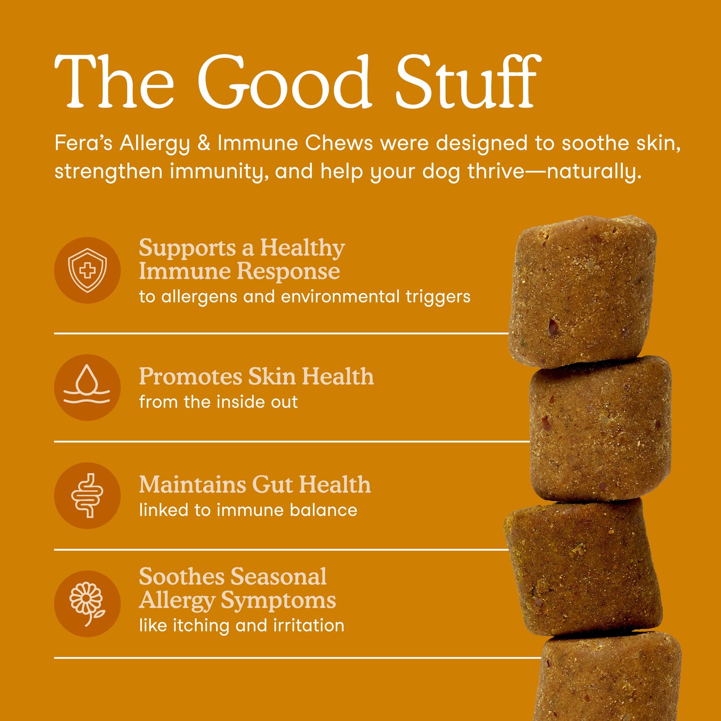 Fera Pets Allergy & Immune Support Soft Chews for Dogs - 30 ct