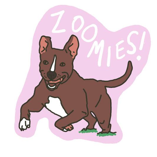 Zoomies Sticker