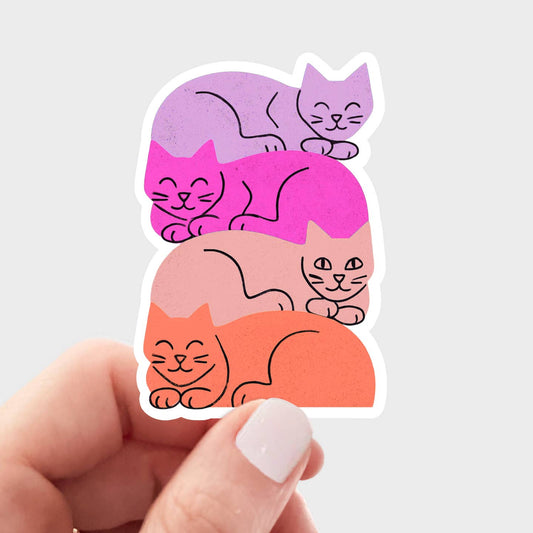 Cat Stack Sticker