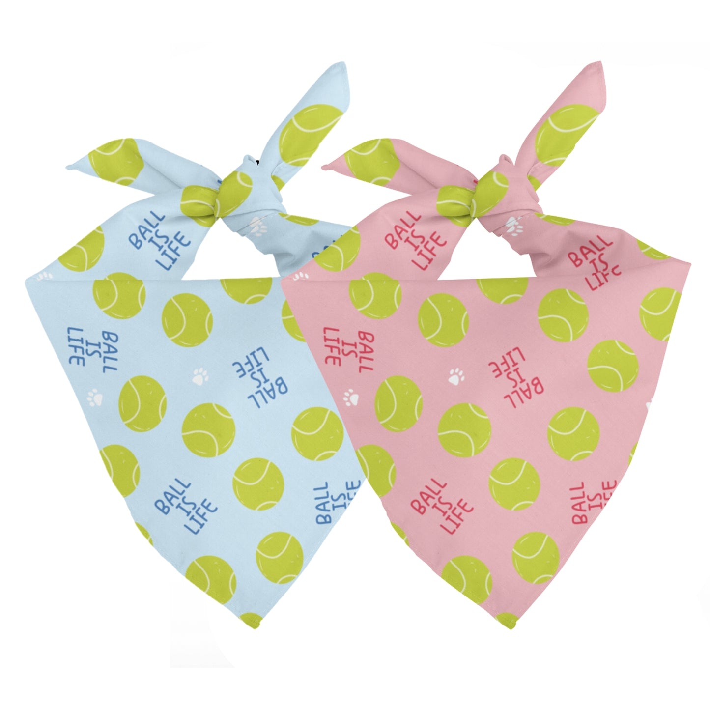 Ball is Life Reversible Dog Bandana
