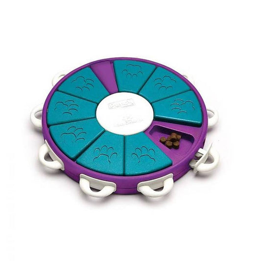 Nina Ottosson Dog Twister Interactive Dog Puzzle Toy Purple -  Level 3