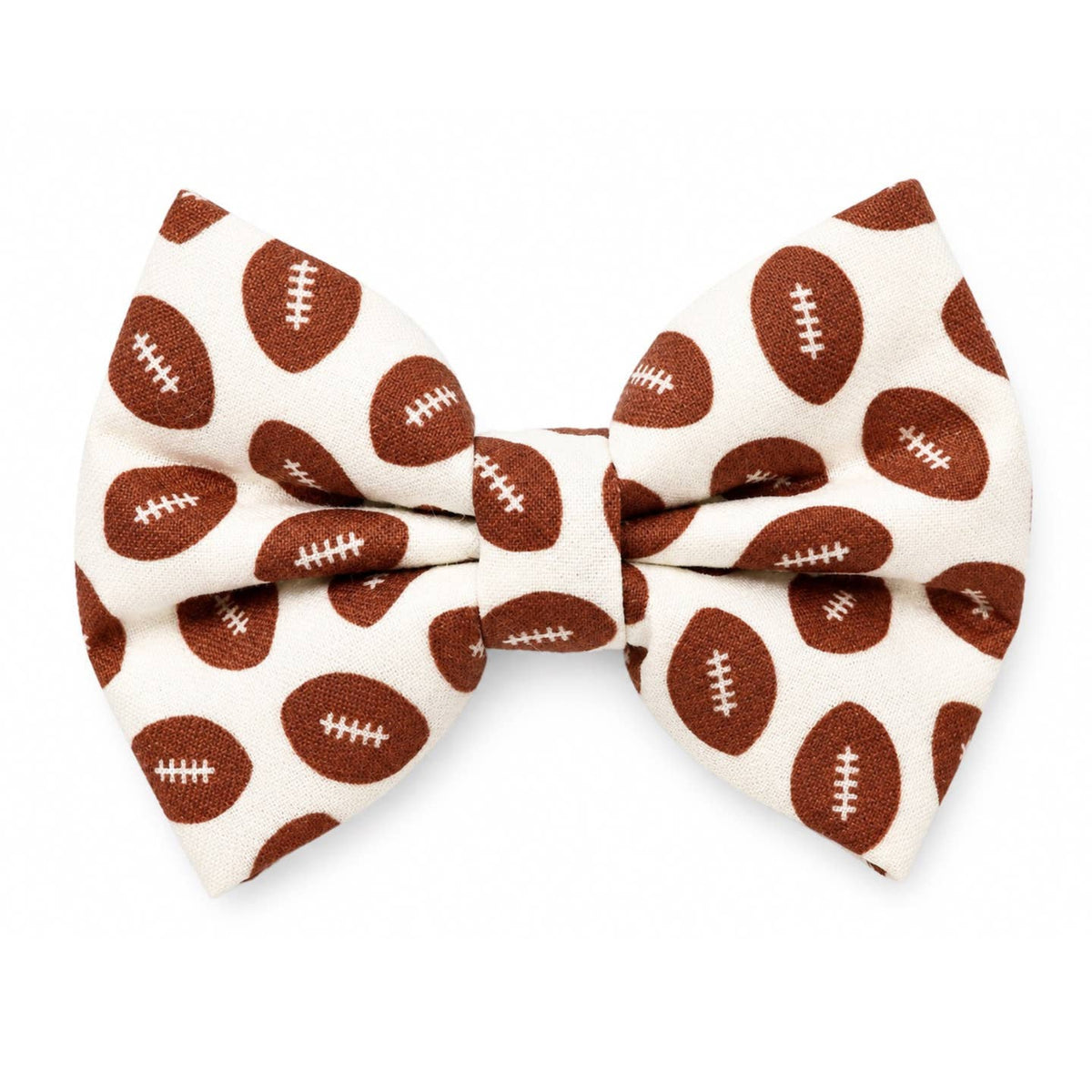Football (Tan) - Pet Bow Tie