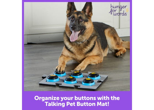 Hunger for Words Talking Pet Button Mat