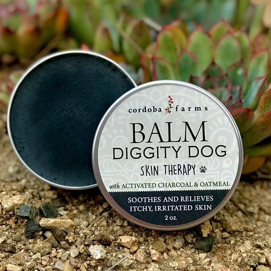 Balm Diggity Dog Skin Therapy With Activated Charcoal and Oatmeal - 2 oz Tin