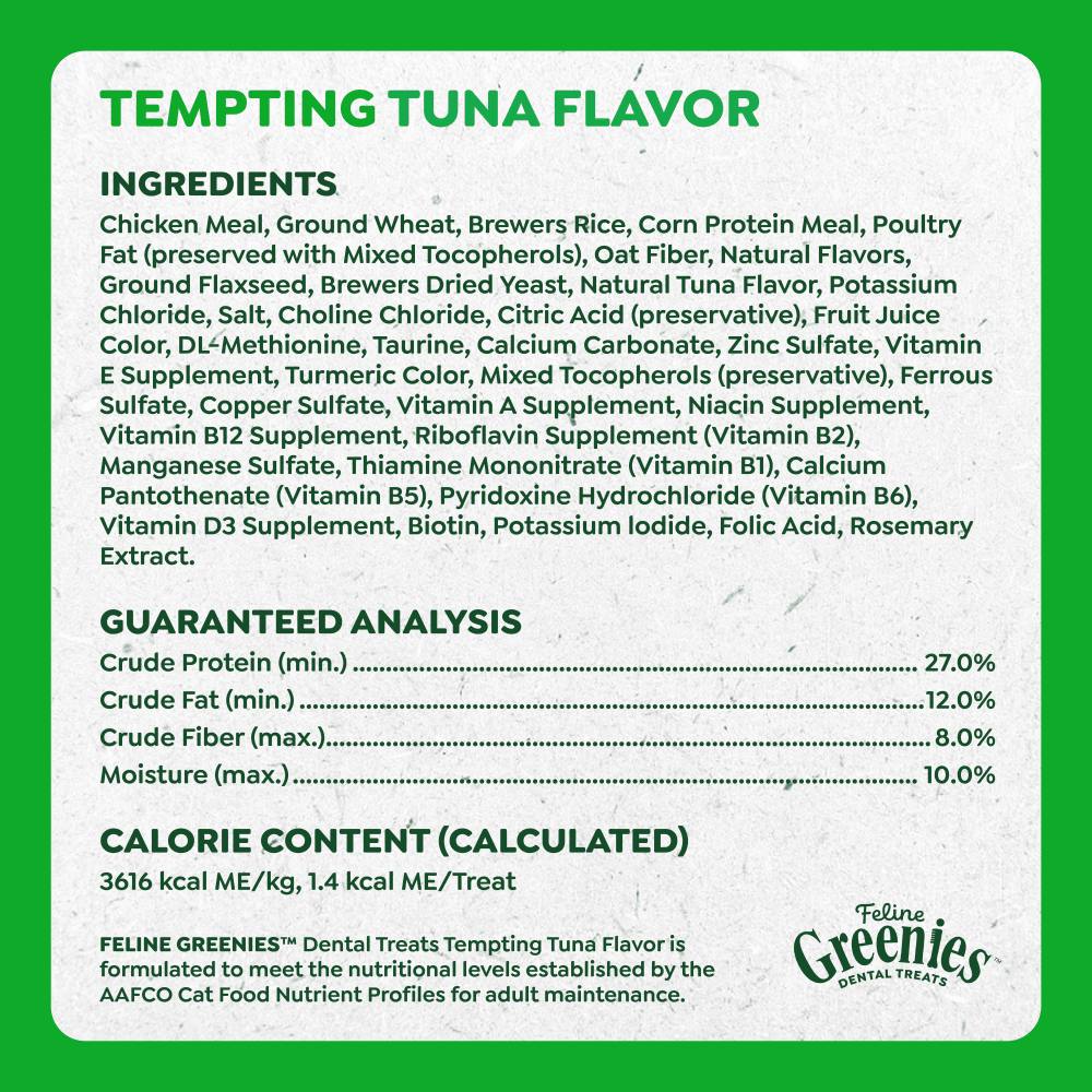 Greenies Tuna Flavor Cat Treats - 2.1 oz