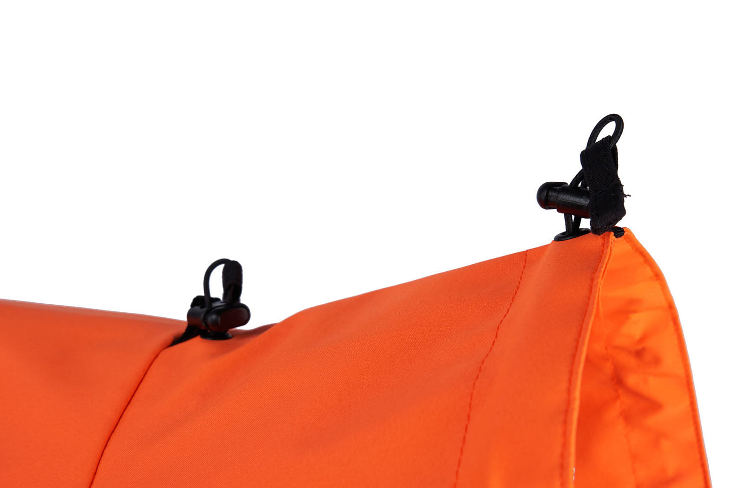 Fjord raincoat 2.0 - Black & Orange