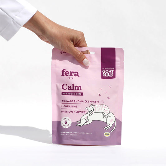 Fera Pet Organics Goat Milk Calm Powder for Dogs & Cats