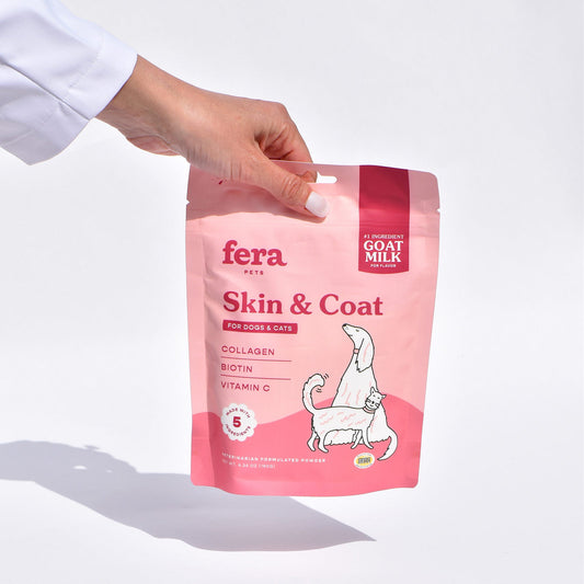 Fera Pet Organics Goat Milk Skin & Coat Powder for Dogs & Cats