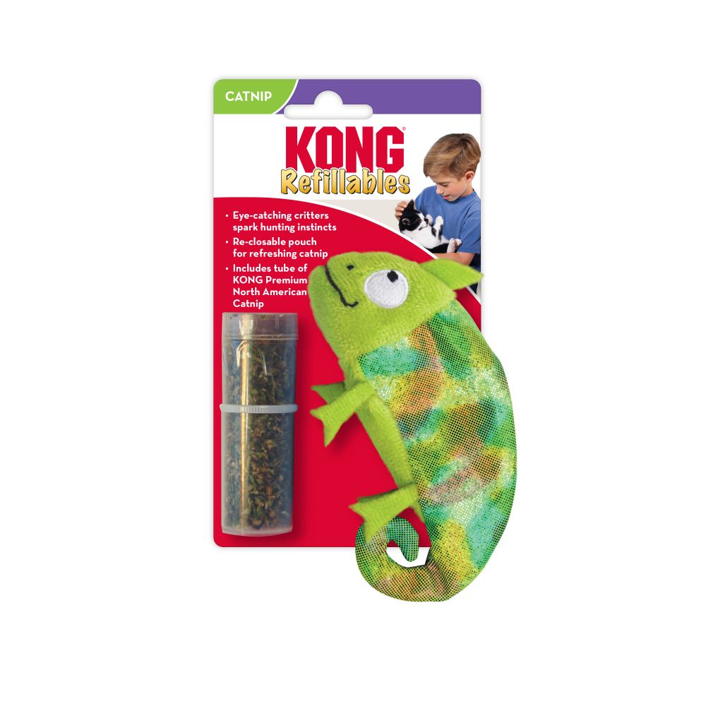 Kong Refillable Catnip Chameleon