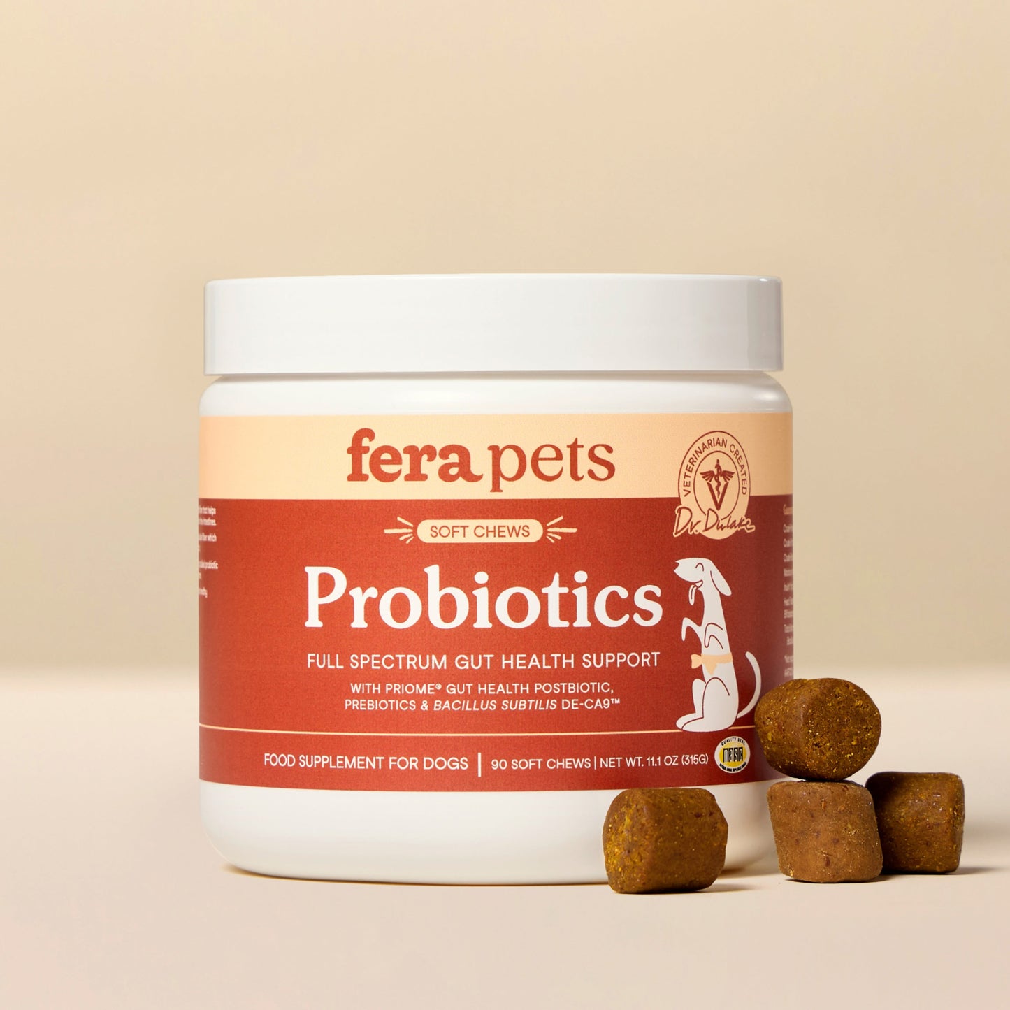 Fera Probiotics Soft Chews for Dogs