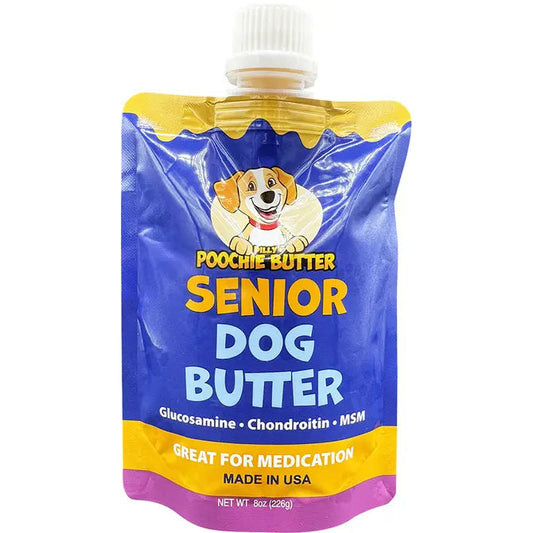 Dilly's Poochie Butter Senior Dog Peanut Butter - 8 oz