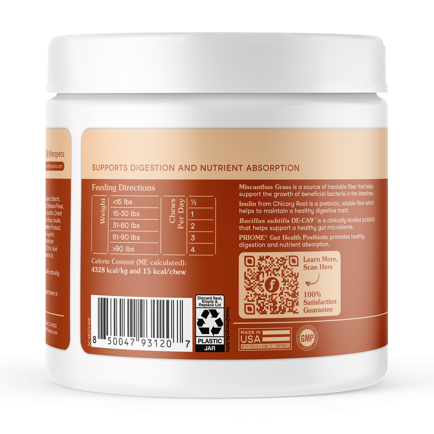 Fera Probiotics Soft Chews for Dogs