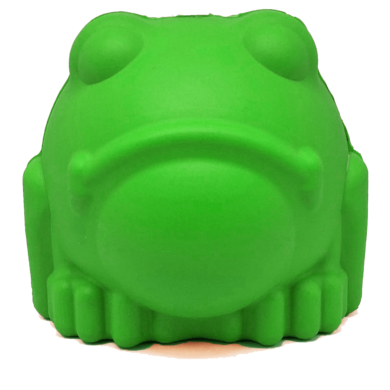 Bull Frog Durable Rubber Chew Toy & Treat Dispenser