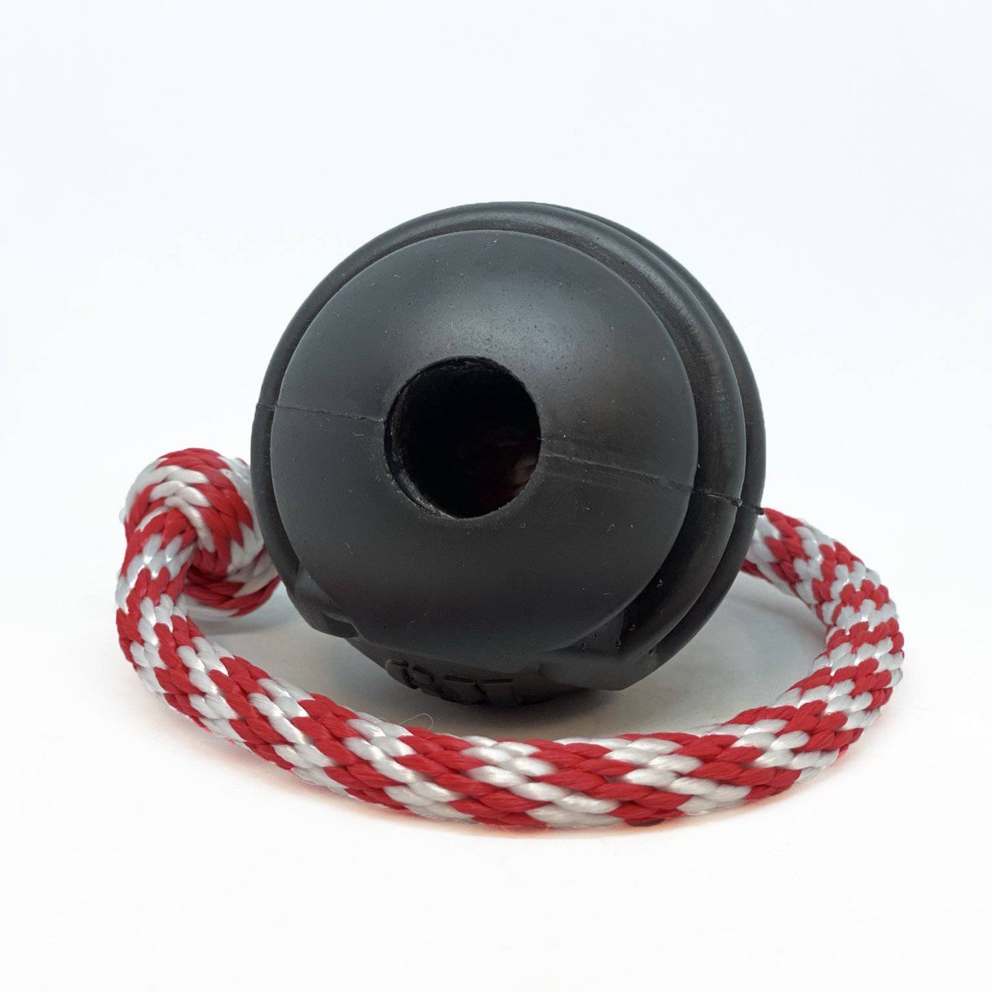USA-K9 Magnum Black Stars and Stripes Ultra-Durable Rubber Chew, Reward, Tug, and Retrieving Toy
