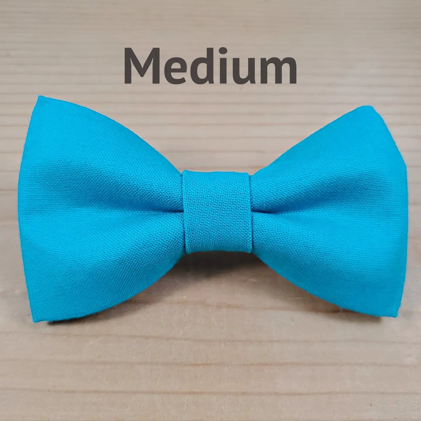 Solid Teal Bow Tie