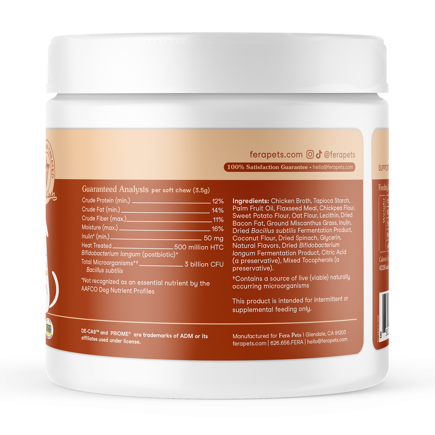 Fera Probiotics Soft Chews for Dogs