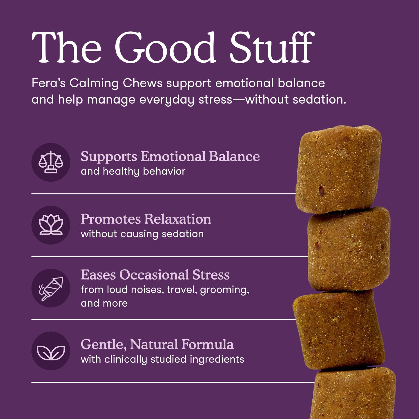 Fera Pets Calming Soft Chews for Dogs