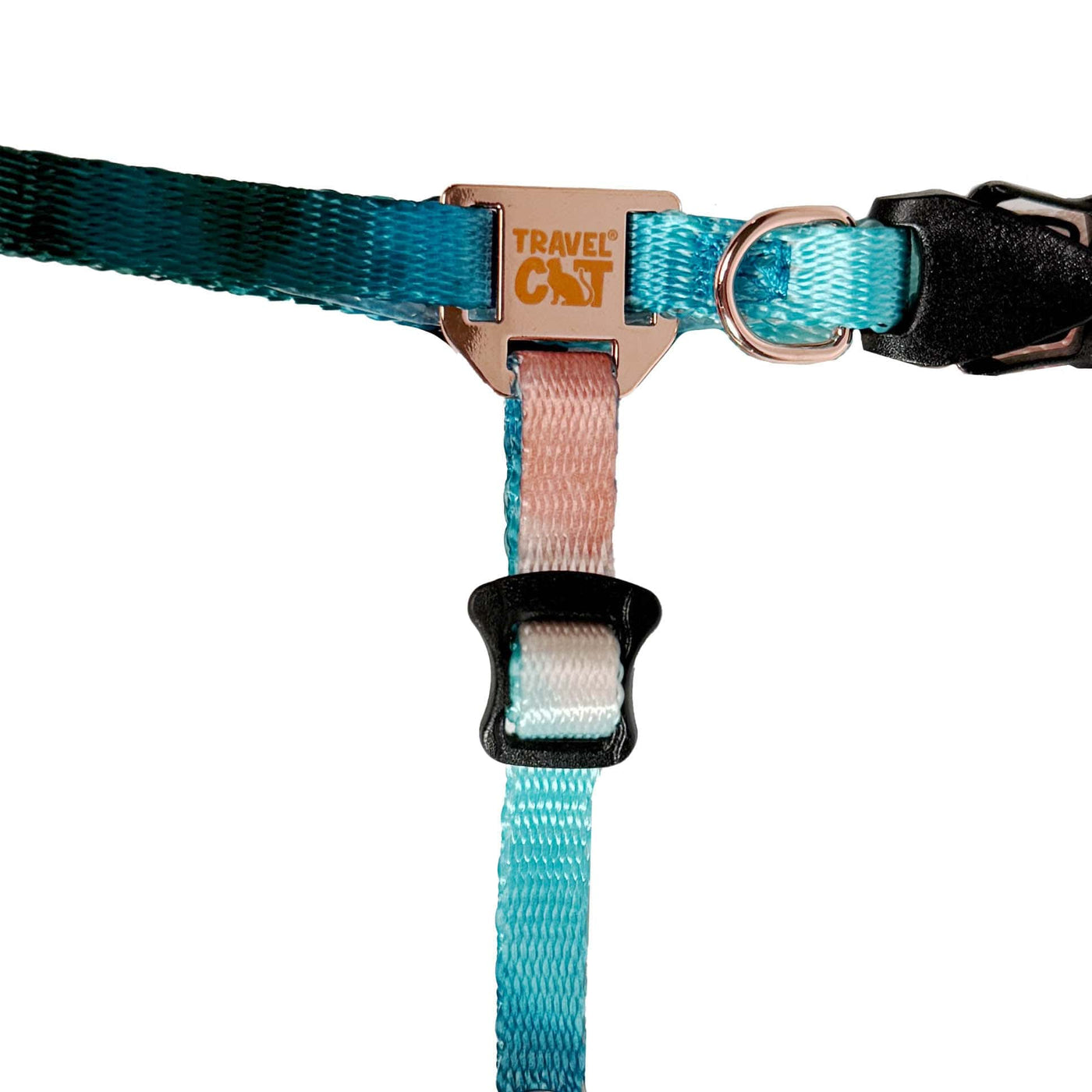 "The Day Tripper" Adjustable H-Style Cat Harness & Leash - Watercolor