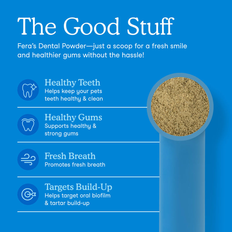 Fera Pet Dental Support Powder for Dogs & Cats