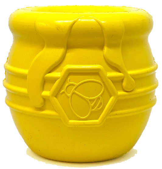 Large Honey Pot Durable Treat Dispenser & Enrichment Chew Toy