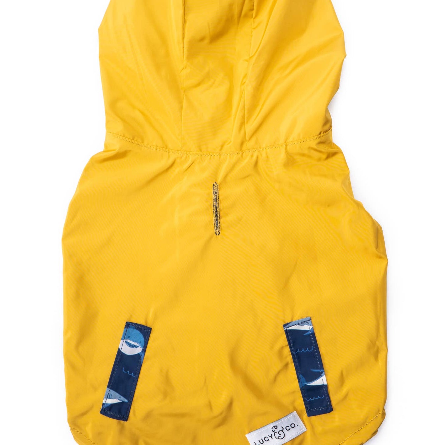 Shark Attack Reversible Dog Raincoat