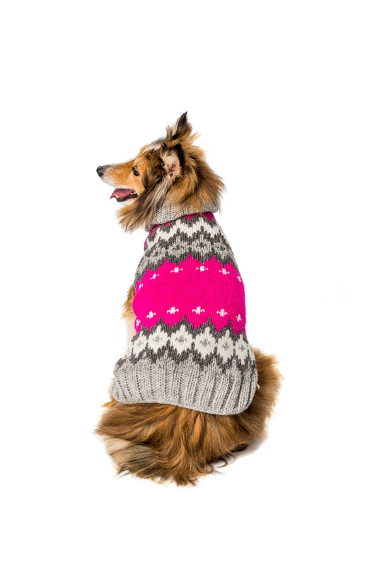 Hot Pink Ski Sweater